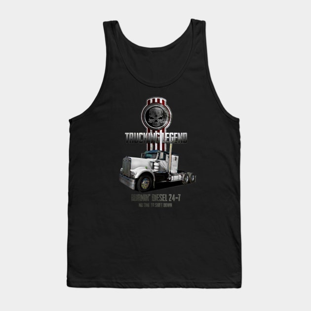 Kenworth Trucking legend Tank Top by hardtbonez